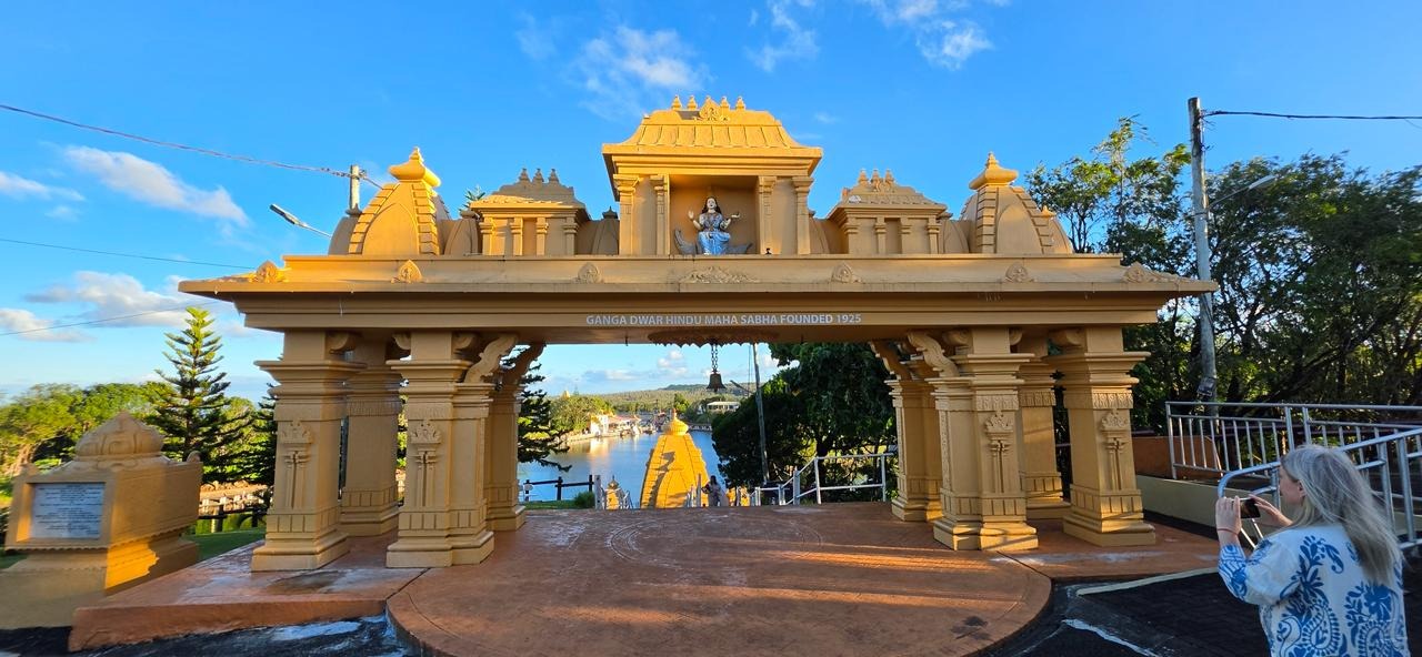 Ganga Dwar gateway at Grand Bassin